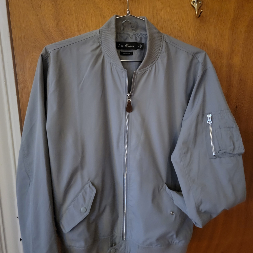 Ben Sherman Classic Gray Bomber Jacket